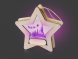 Подвеска с подсветкой, звезда 
