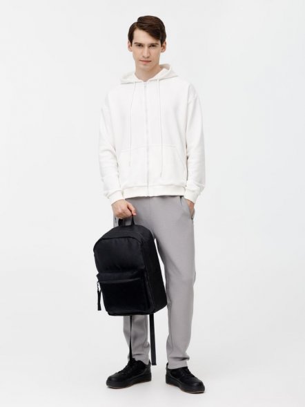 Рюкзак Patch Catcher с карманом из липучки, черный 