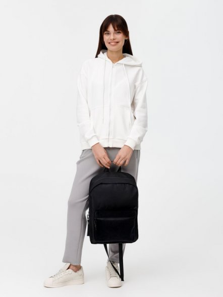 Рюкзак Patch Catcher с карманом из липучки, черный 