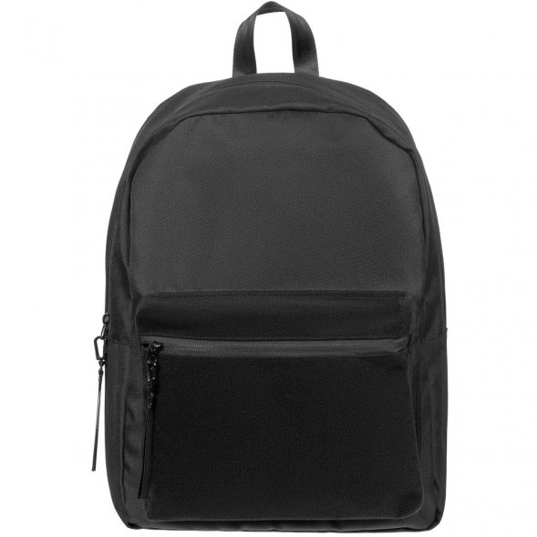 Рюкзак Patch Catcher с карманом из липучки, черный 