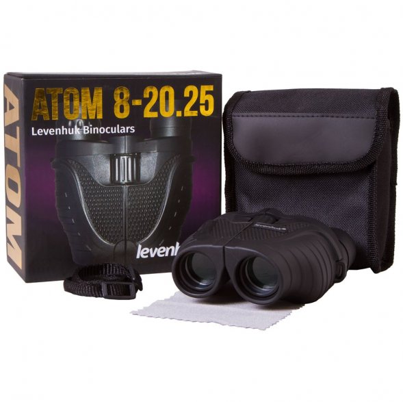 Бинокль Atom 8-20x, линзы 25 мм 
