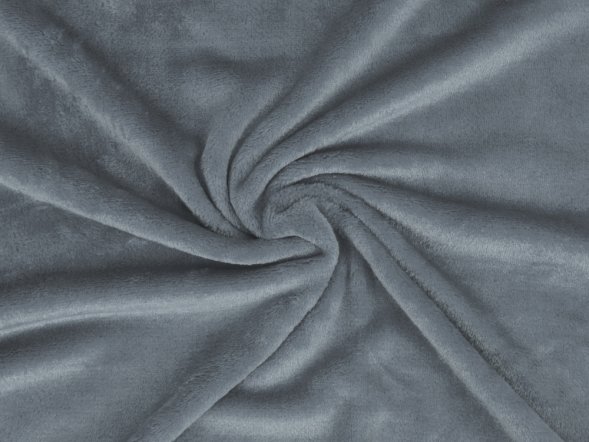 Плед флисовый Natty из переработанного пластика, серый 