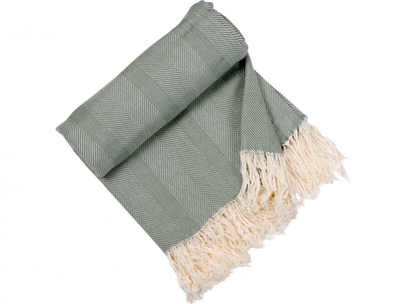 Плед Hild, темно-зеленый 