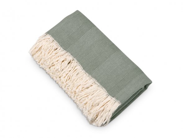 Плед Hild, темно-зеленый 