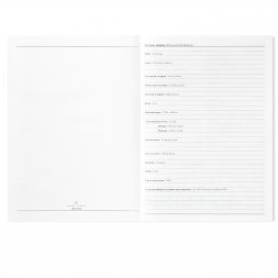 Ежедневник Manchester недатированный без календаря, апельсин (с лого AvD)