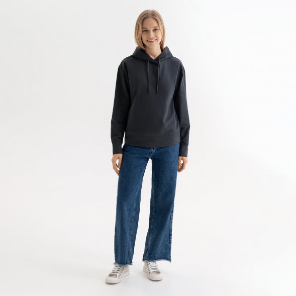 Худи с капюшоном, унисекс ALEX антрацит, размер L 