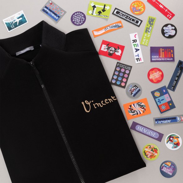 Худи с капюшоном, унисекс ALEX антрацит, размер L 