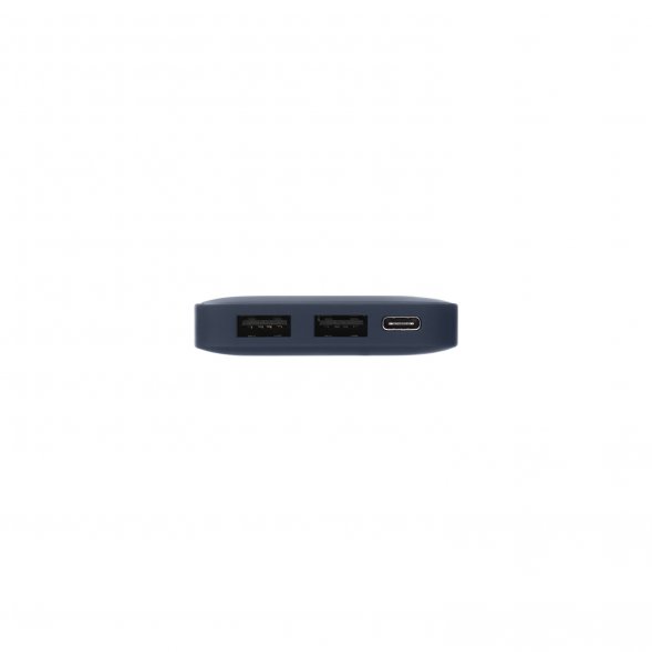 Внешний аккумулятор с подсветкой Ancor 5000 mAh, синий 