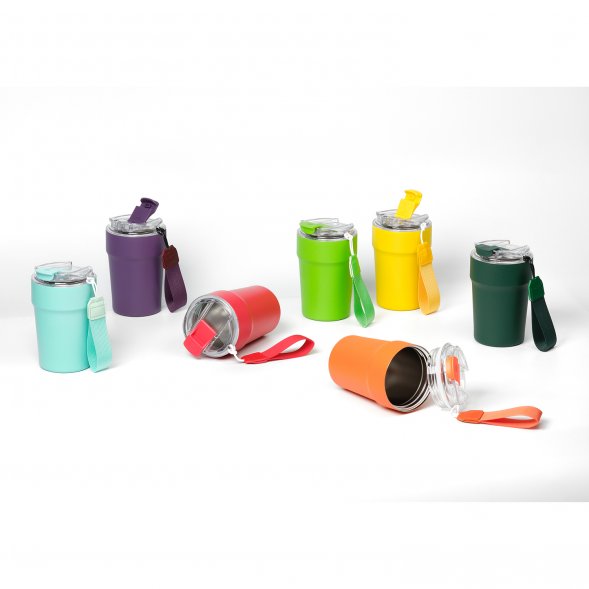 Термокружка вакуумная Monaco, бежевый 