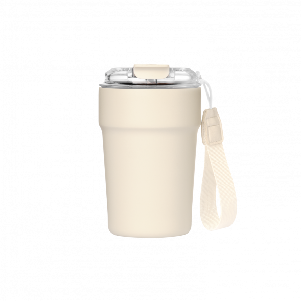 Термокружка вакуумная Monaco, бежевый 