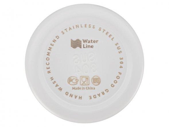 Стальная бутылка Rely, 650 мл, белый матовый 