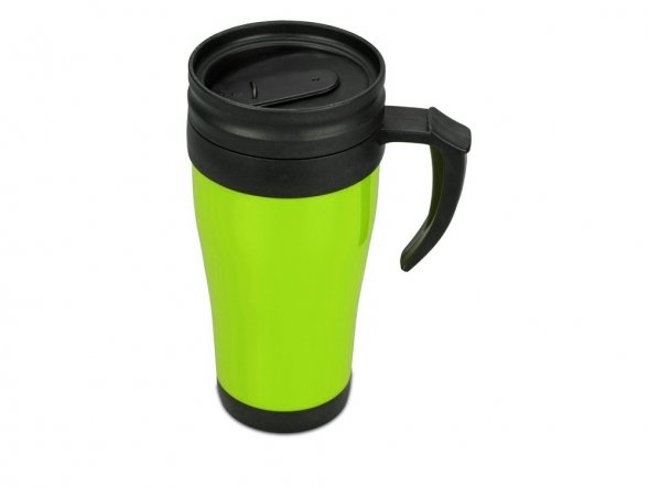 Кружка с термоизоляцией Silence 350мл, зеленое яблоко 