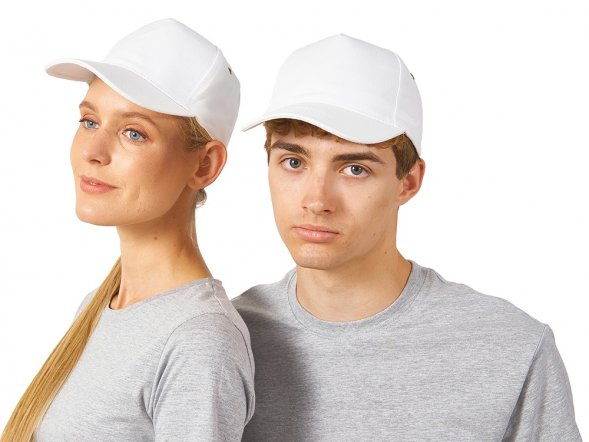 Бейсболка New York 5-ти панельная, белый 