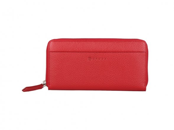 Кошелёк Cross Colors Rosso, кожа наппа, фактурная, цвет красный 