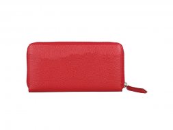 Кошелёк Cross Colors Rosso, кожа наппа, фактурная, цвет красный