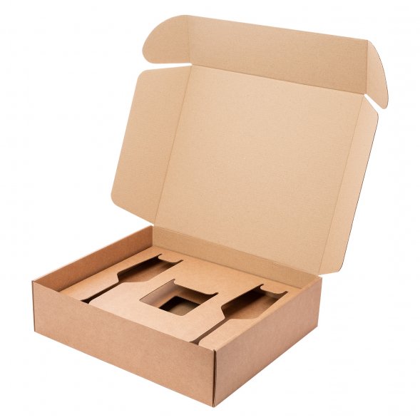 Доп. ложемент под свечу + 2 бокала для шампанского в универсальную коробку (арт. 21006.020) 