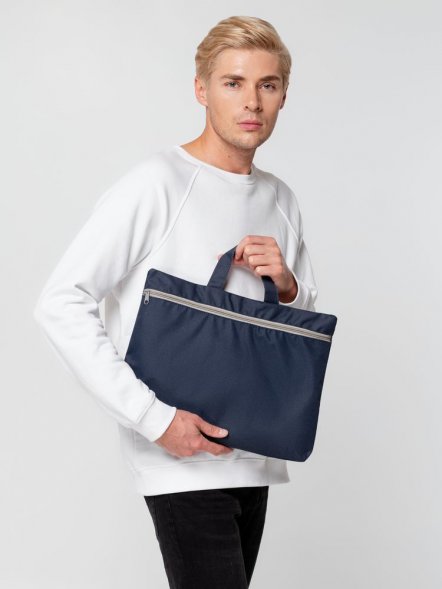 Сумка-папка Simple, темно-синяя 