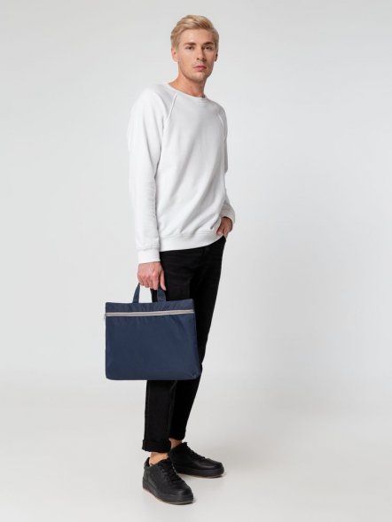 Сумка-папка Simple, темно-синяя 