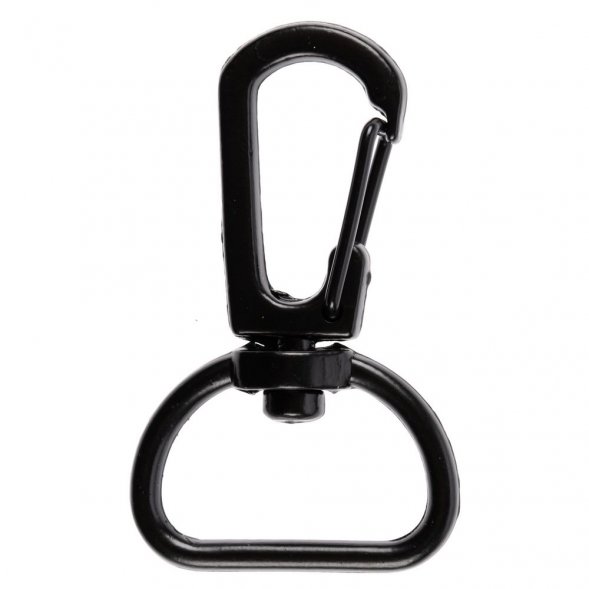 Застежка-карабин Snap Hook, M, черная 