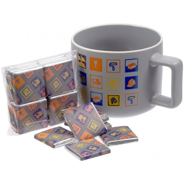 Набор c горьким шоколадом Industry, строительство 