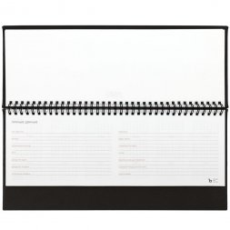 Планинг Sagrin, датированный, черный