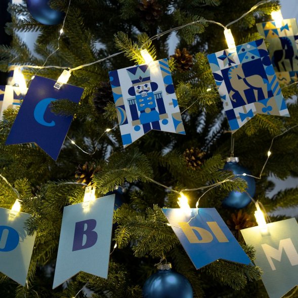 Гирлянда с прищепками Lumitale 