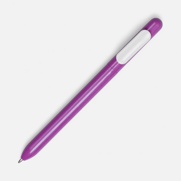 Ручка шариковая Swiper, фиолетовая с белым 