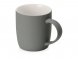 Кружка с покрытием soft-touch Dalgona, серый 