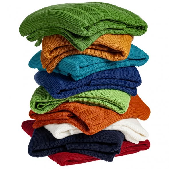 Плед Field, зеленое яблоко 