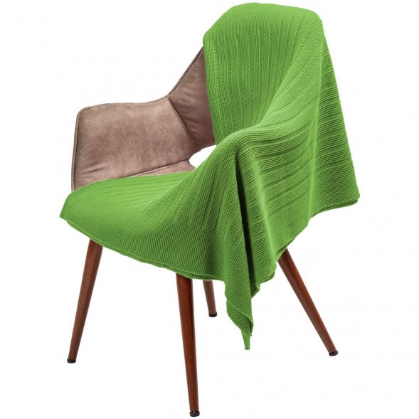 Плед Field, зеленое яблоко 