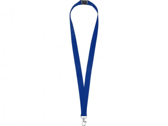 Ланьярд с карабином и замком безопасного разрыва, синий 