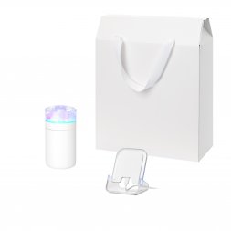 Подарочный набор Crystal, Gloss NEO, белый (увлажнитель воздуха, зарядное устройство)