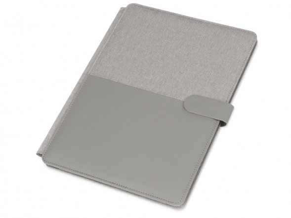 Папка для документов Kadeo с блокнотом, светло-серый 