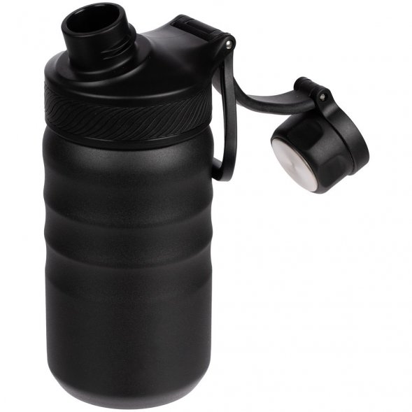 Термобутылка Fujisan 2.0 без логотипа, черная 