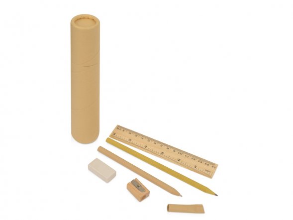 Набор канцелярский в пенале Eco style 