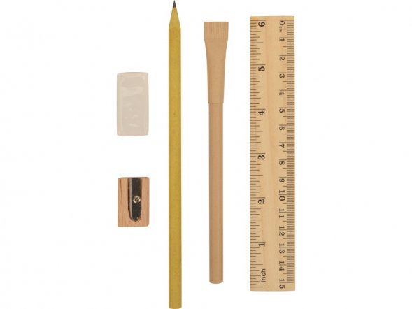 Набор канцелярский в пенале Eco style 