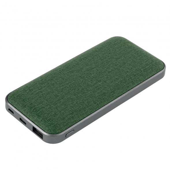 Внешний аккумулятор Tweed PB 10000 mAh, зеленый 