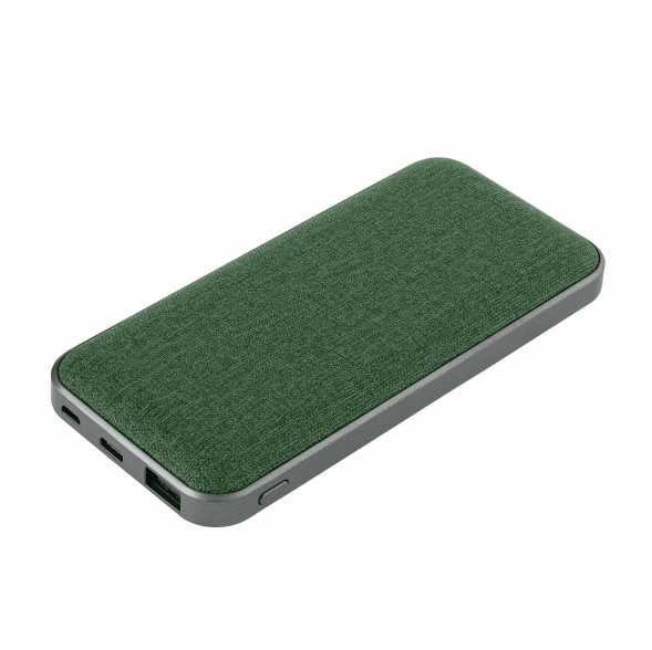Внешний аккумулятор Tweed PB 10000 mAh, зеленый 