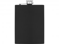 Фляжка 240 мл Remarque soft touch, 304 сталь, черный