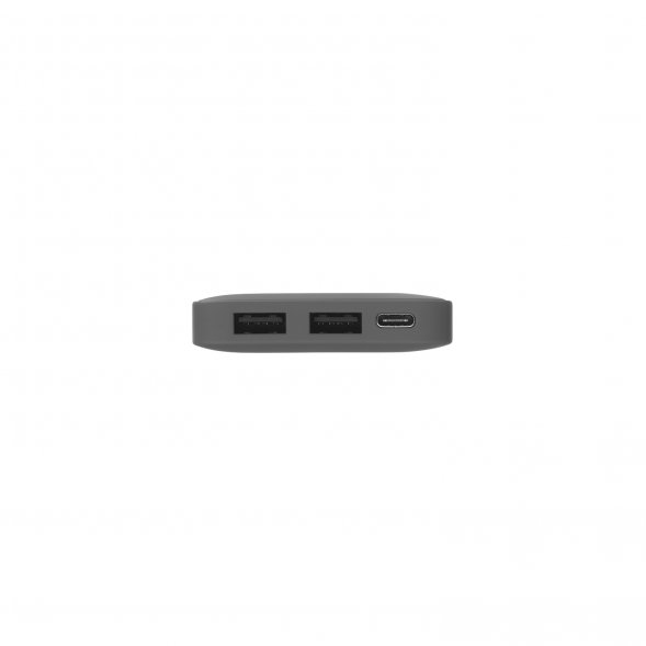 Внешний аккумулятор с подсветкой Ancor 5000 mAh, серый 