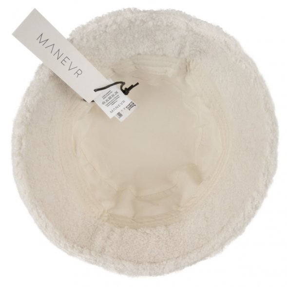 Панама Oblako, утепленная, молочно-белая 