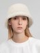 Панама Oblako, утепленная, молочно-белая 