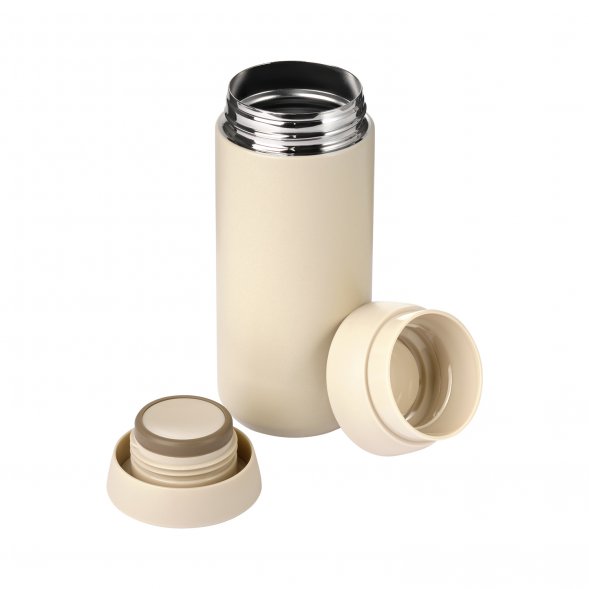 Термобутылка вакуумная герметичная Grace, бежевая 