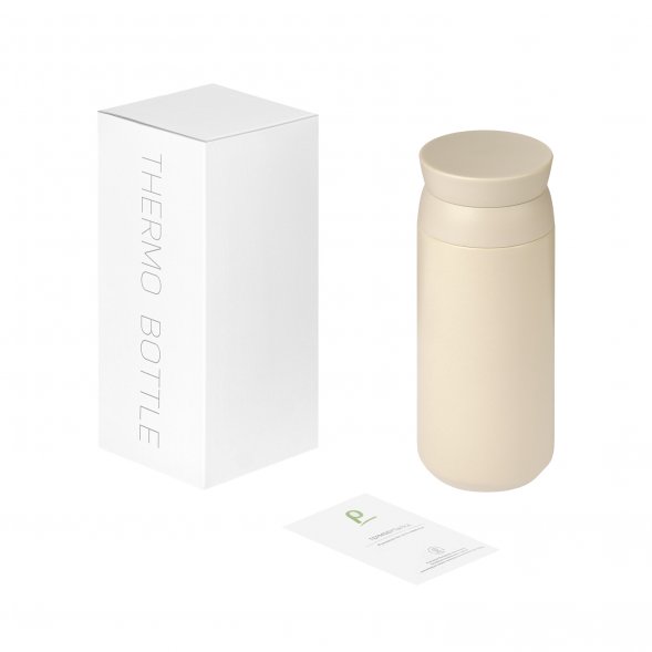 Термобутылка вакуумная герметичная Grace, бежевая 