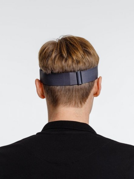 Козырек Grand Slam, темно-серый с синим 