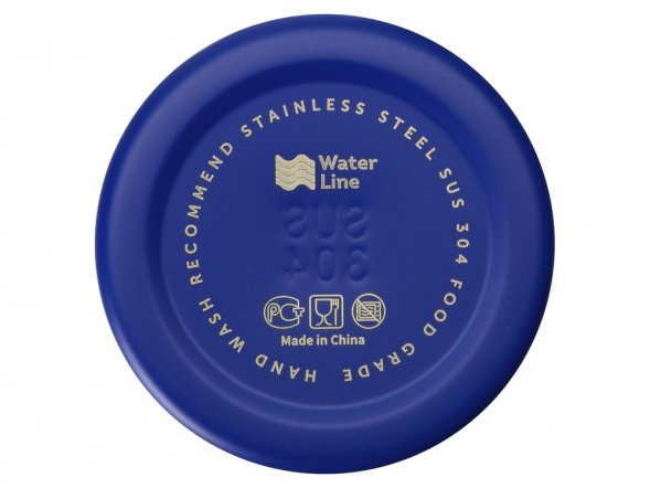 Стальная бутылка Rely, 650 мл, синий матовый 