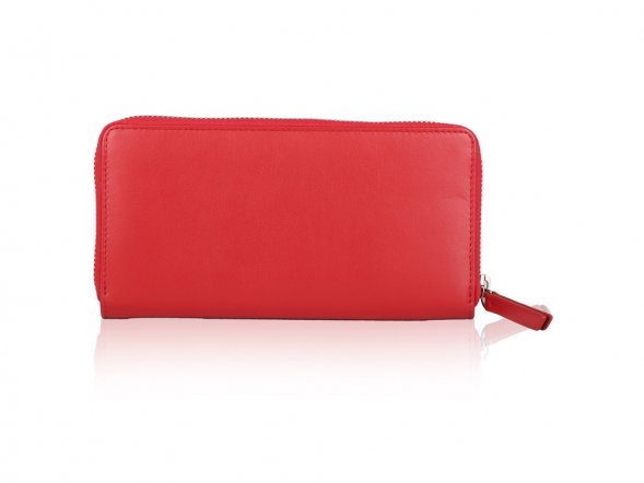 Кошелёк Cross Colors Chili, кожа наппа, гладкая, цвет красный 