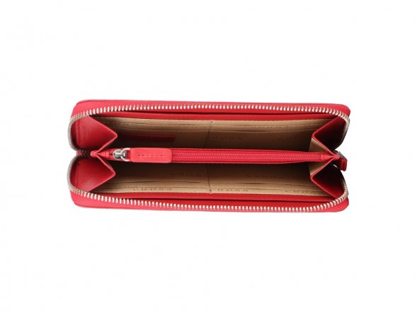 Кошелёк Cross Colors Chili, кожа наппа, гладкая, цвет красный 