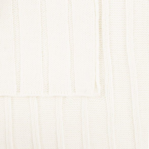 Плед Tressa, белый (молочный) 