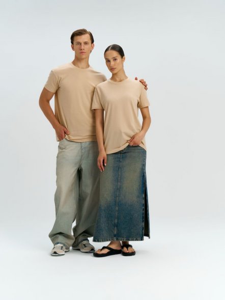 Футболка унисекс Regent 150, песочная 